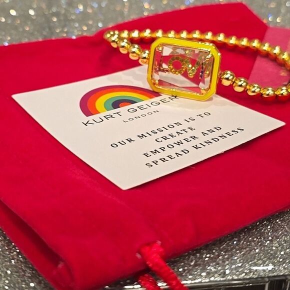 Kurt Geiger London Love Stretch Bracelet - Picture 7 of 9